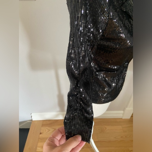 NWT About a Girl Sequin Blazer - Picture 5 of 8